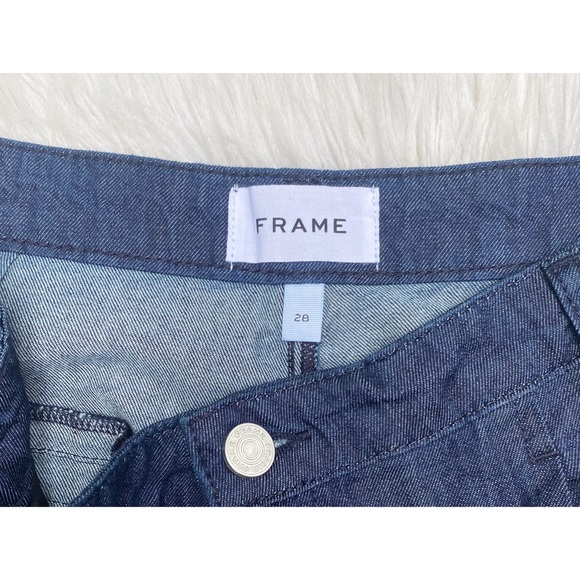 NWT Frame Pleated Denim Wide-leg Chino - Picture 7 of 8